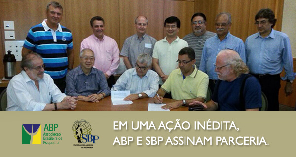 Em uma ao indita, ABP e SBP assinam parceria.