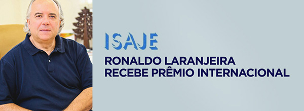 Ronaldo Lanjeira recebe prmio internacional